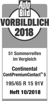 Continental PremiumContact 5 185/55 R15 82V Sommerreifen