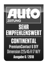 Continental PremiumContact 6 225/45 R19 92W Sommerreifen