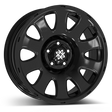 ERION 08 black Stahlfelge 7.5x18 ET51 5x112/57