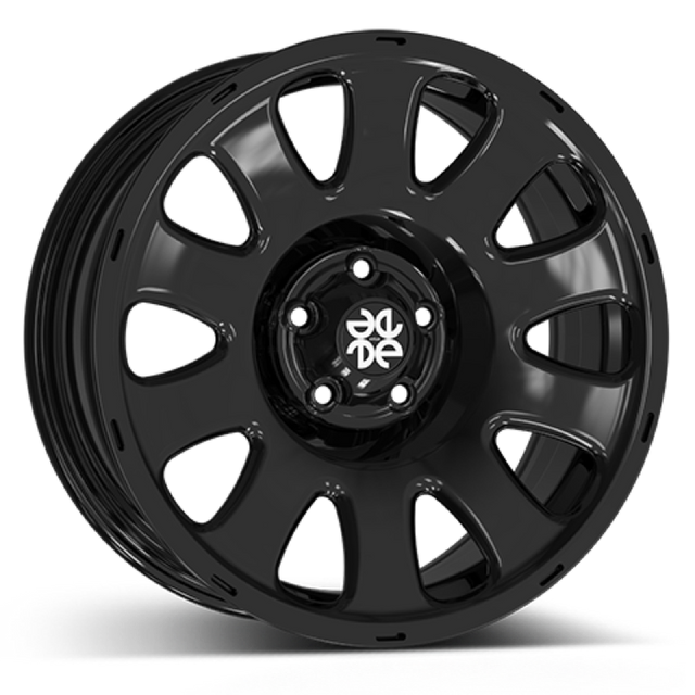 ERION 08 black Stahlfelge 7.5x18 ET51 5x112/57