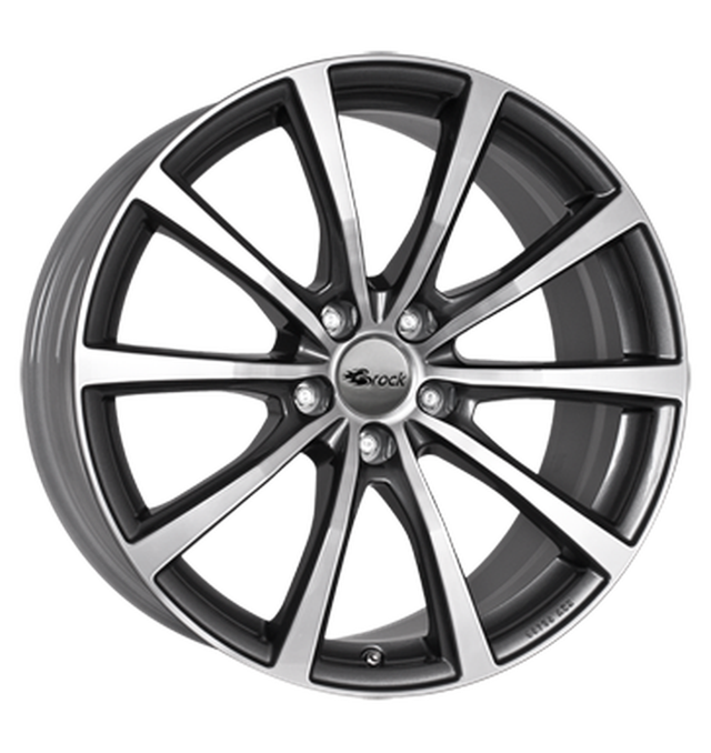 Brock B32 Himalaya Grey Voll-Poliert Alufelge 9x21 ET57 5x120/65.1