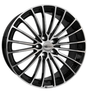 Brock B24 Schwarz Glanz Voll-Poliert Alufelge 8x18 ET35 5x100/63.4