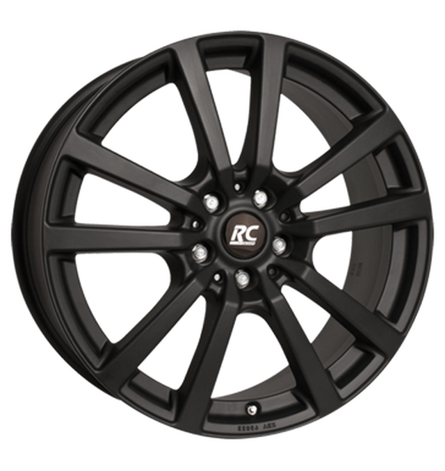 RC-Design RC25T Schwarz Klar Matt Alufelge 6.5x16 ET48 5x118/71.1