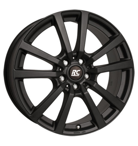 RC-Design RC25 Schwarz Klar Matt Alufelge 8x18 ET50 5x120/65.1