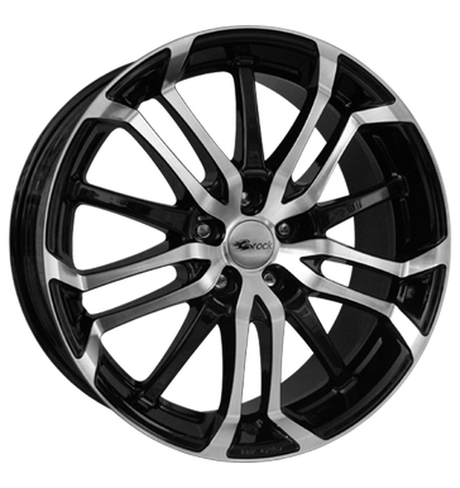 Brock B26 Schwarz Glanz Voll-Poliert Alufelge 8.5x19 ET30 5x112/66.6