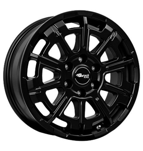 Brock B45 Satin Black Matt Alufelge 8x20 ET15 6x139.7/106.1