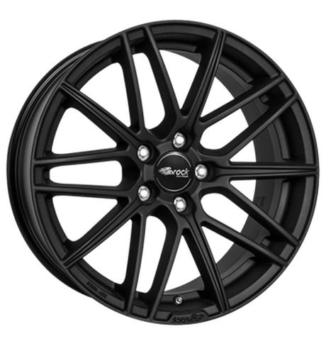 Brock B34 Schwarz Klar Matt Alufelge 7.5x17 ET38 5x100/63.4