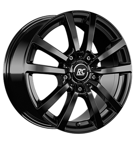 RC-Design RC25T Schwarz Glanz Alufelge 6.5x16 ET52 5x112/66.6
