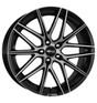 Brock B34 Schwarz Glanz Voll-Poliert Alufelge 7.5x17 ET36 5x105/56.6