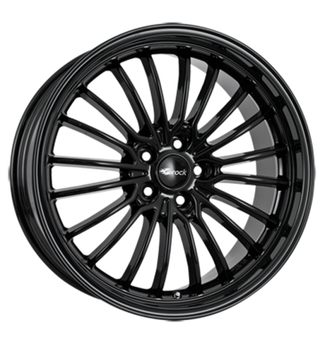 Brock B24GP Schwarz Glanz Alufelge 8.5x19 ET32 5x110/65.1