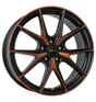 Brock B40 Black Orange Matt Alufelge 8x19 ET45 5x112/57.1