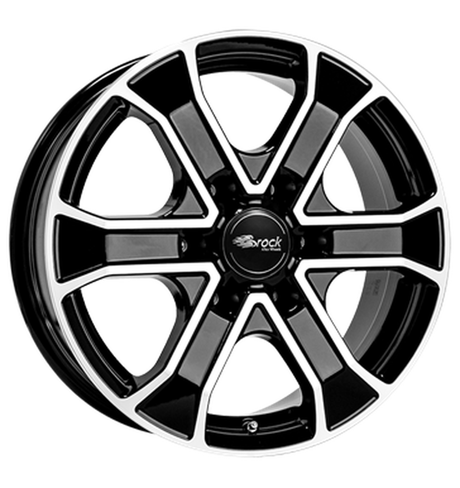 RC-Design RC31 Schwarz Glanz Voll-Poliert Alufelge 7x17 ET45 6x120/74.6
