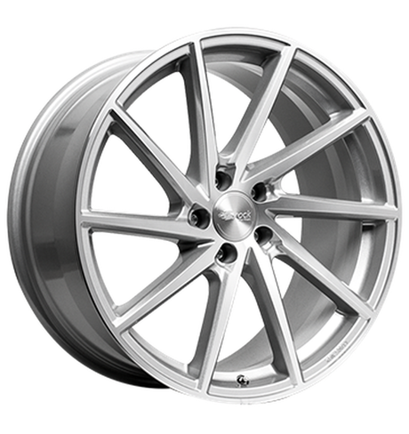 Brock B37 Kristallsilber Voll-Poliert Alufelge 9x20 ET48 5x112/66.6