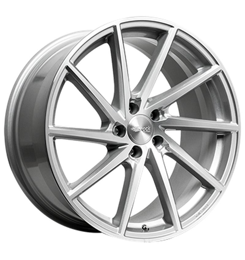 Brock B37 Kristallsilber Voll-Poliert Alufelge 9x20 ET38 5x120/64.1