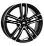 RC-Design RC27 Schwarz Glanz Voll-Poliert Alufelge 7x19 ET35 5x114.3/60.1