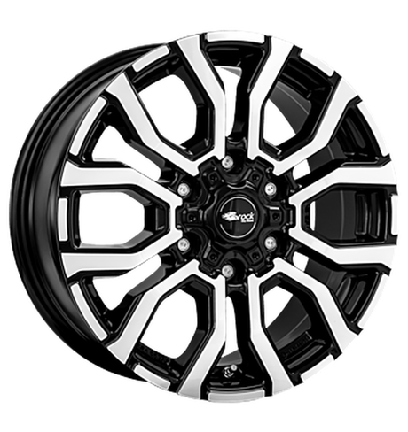 RC-Design RC35 Schwarz Glanz Voll-Poliert Alufelge 6.5x16 ET62 6x130/84.1