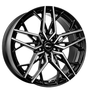 Brock B44 Schwarz Glanz Voll-Poliert Alufelge 8x18 ET34 5x120/72.6
