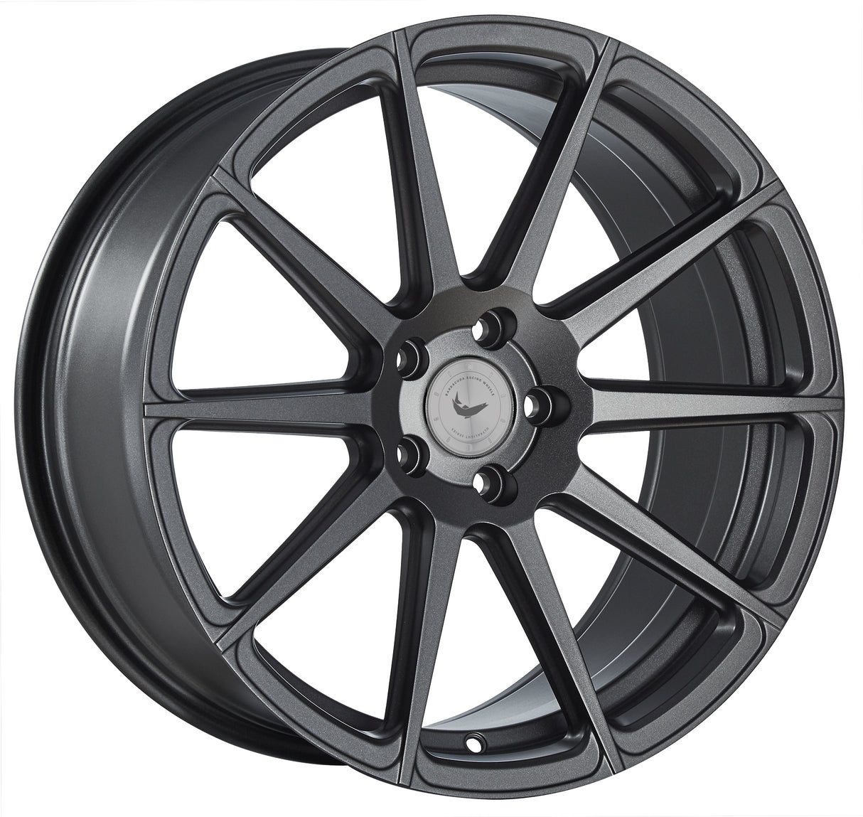 Barracuda Project 2,0 Alufelge 9,5x19 ET40 5x120 Mattgunmetal/ undercut Color Trim rot