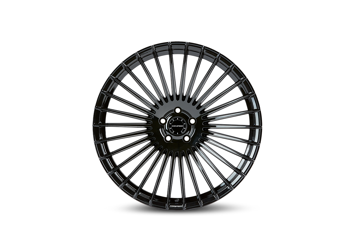 Corspeed Atmos Alufelge 9,5x22 ET37 5x108 Higloss-Black