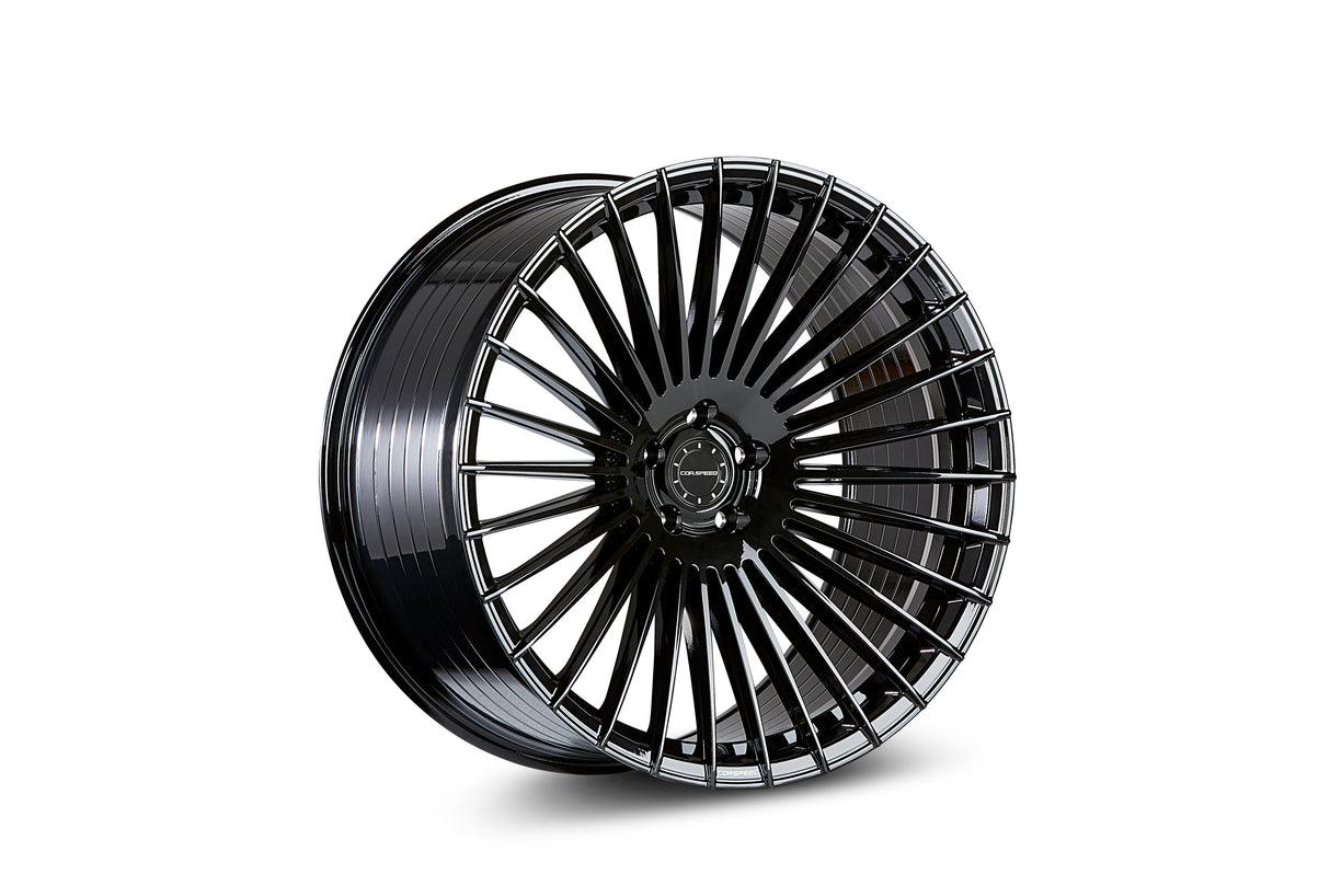 Corspeed Atmos Alufelge 9,5x22 ET35 5x112 Higloss-Black