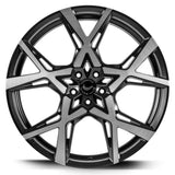 Barracuda Project X Alufelge 10x22 ET40 5x114,3 Black brushed Surface