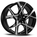 Barracuda Project X Alufelge 10x22 ET40 5x114,3 Black brushed Surface