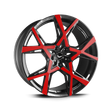 Barracuda Project 3.0 Alufelge 10x20 ET41 5x108 Black gloss Flashred