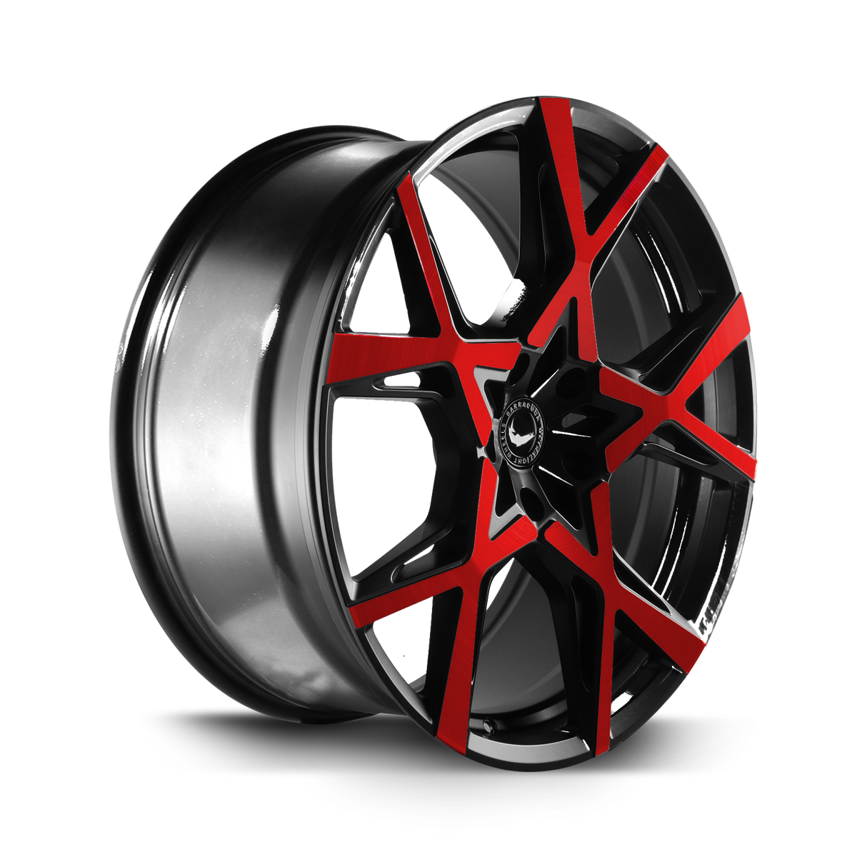 Barracuda Project 3.0 Alufelge 10x20 ET28 5x112 Black gloss Flashred