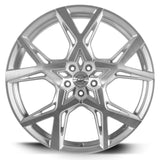 Barracuda Project X Alufelge 10x22 ET40 5x114,3 Silver-brushed-Surface