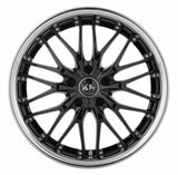 Barracuda Voltec T6 Alufelge 7x17 ET33 4x100 Higloss black inox lip