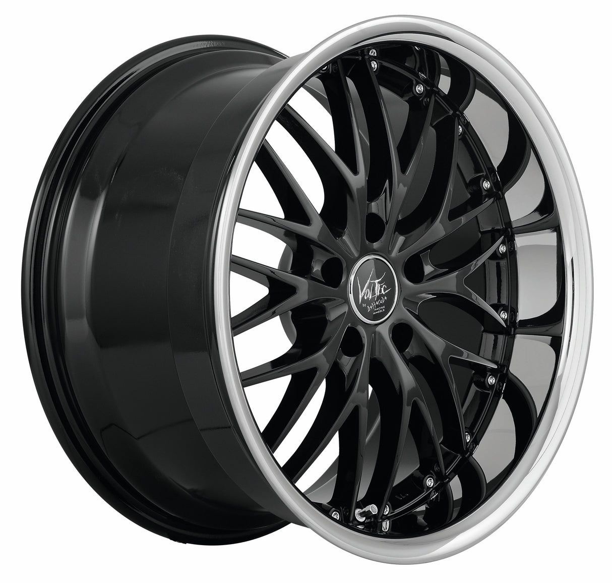Barracuda Voltec T6 Alufelge 8,5x19 ET33 5x112 Higloss black inox lip