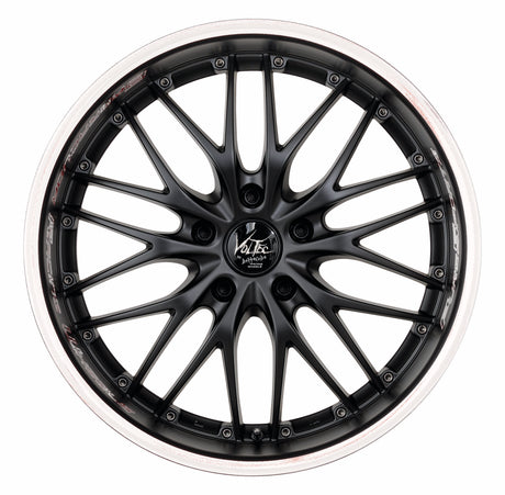 Barracuda Voltec T6 Alufelge 8x17 ET45 5x112 Mattblack Puresports Color Trim weiss