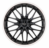 Barracuda Voltec T6 Alufelge 8x18 ET45 5x112 Mattblack Puresports Color Trim weiss