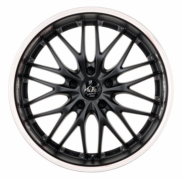 Barracuda Voltec T6 Alufelge 9x18 ET35 5x120 Mattblack Puresports Color Trim weiss
