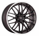 Barracuda Voltec T6 Alufelge 8x17 ET30 5x100 Mattblack Puresports Color Trim weiss