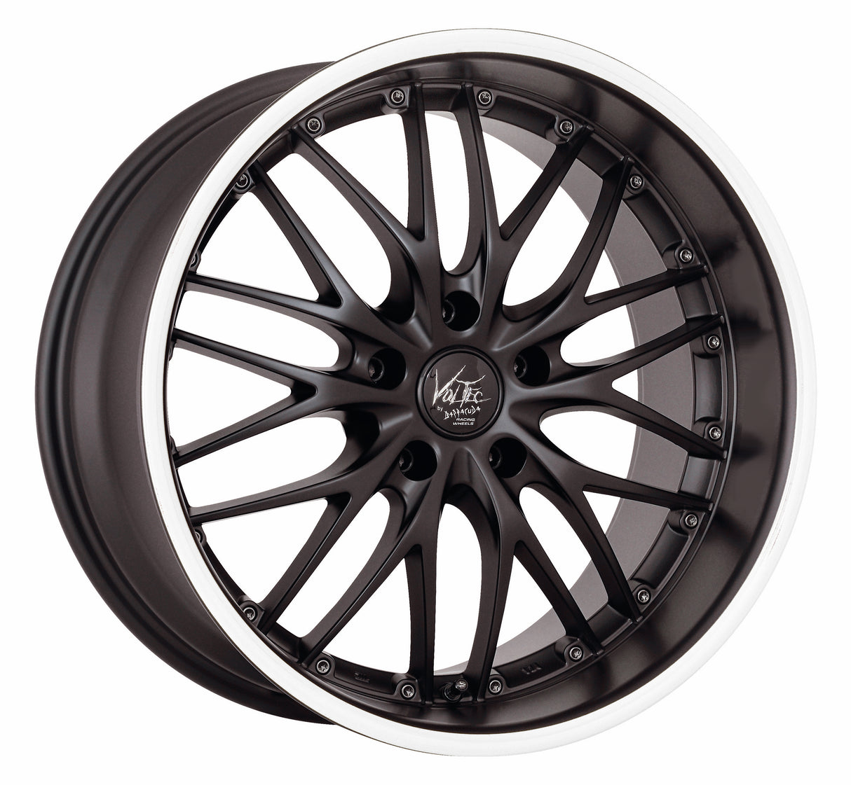 Barracuda Voltec T6 Alufelge 8x17 ET45 5x112 Mattblack Puresports