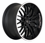 Barracuda Voltec T6 Alufelge 8,5x19 ET43 5x112 Mattblack Puresports Color Trim weiss