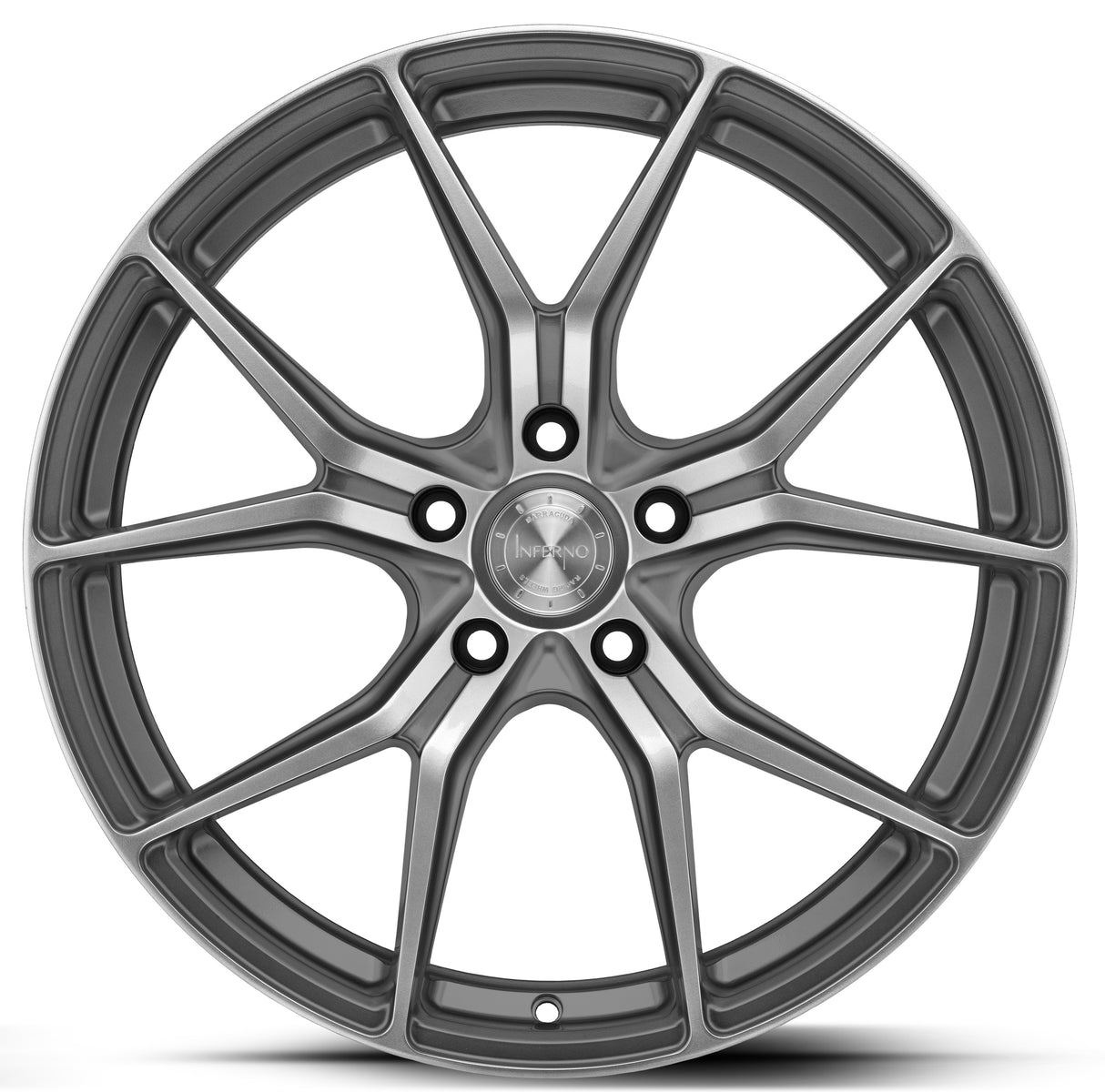 Barracuda Inferno Alufelge 8,5x20 ET35 5x112 Higloss-Gunmetal-polished