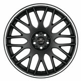 Barracuda Karizzma Alufelge 8x18 ET38 4x100/4x108 Mattblack Puresports Color Trim weiss