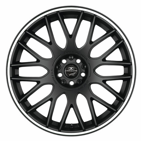 Barracuda Karizzma Alufelge 8x18 ET38 4x100/4x108 Mattblack Puresports Color Trim weiss