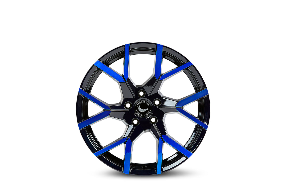 Barracuda Tzunamee Evo Alufelge 8,5x19 ET40 5x114,3 Black gloss Flashblue