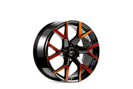 Barracuda Tzunamee Evo Alufelge 8x18 ET33 5x112 Black gloss flashcopper