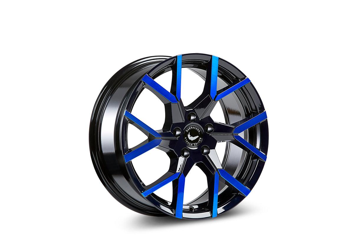 Barracuda Tzunamee Evo Alufelge 8,5x19 ET38 5x112 Black gloss Flashblue