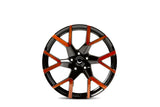 Barracuda Tzunamee Evo Alufelge 8x18 ET43 5x100 Black gloss flashcopper