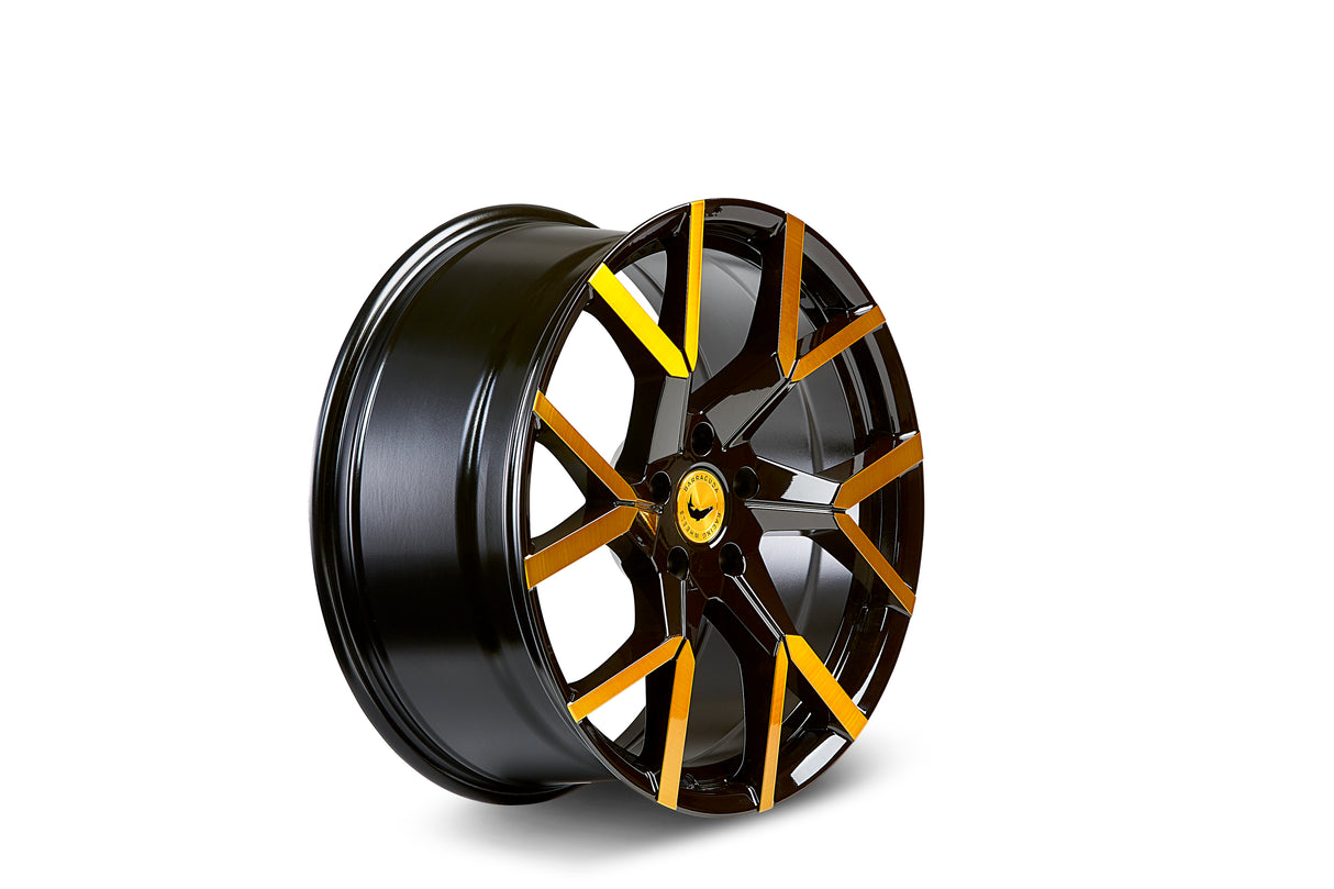 Barracuda Tzunamee Evo Alufelge 8x18 ET40 5x114,3 Black gloss Flashgold