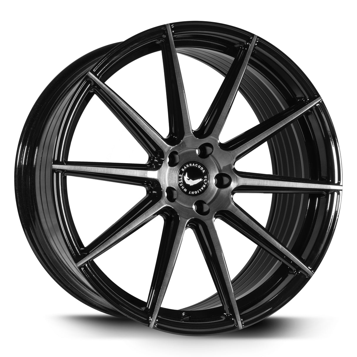Barracuda Project Two Alufelge 10,5x21 ET35 5x112 Higloss-Black brushed Surface