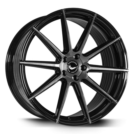 Barracuda Project 2.0 Alufelge 9,5x22 ET30 5x112 Higloss-Black brushed Surface