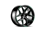 Barracuda Razzer Alufelge 9,5x21 ET37 5x108 Flash GREEN Puresports gefräst