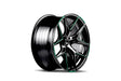 Barracuda Razzer Alufelge 8,5x19 ET40 5x108 Flash GREEN Puresports gefräst