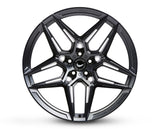 Barracuda Senzzo Alufelge 9,5x22 ET37 5x108 Mattblack Puresports